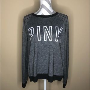 Gray PINK Crewneck